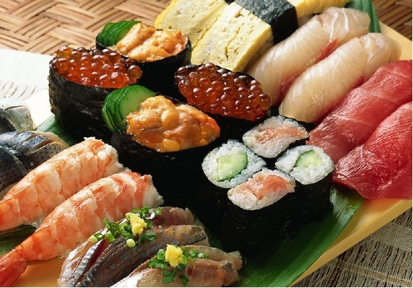 Sushi - One of the most famouse Japanese foods