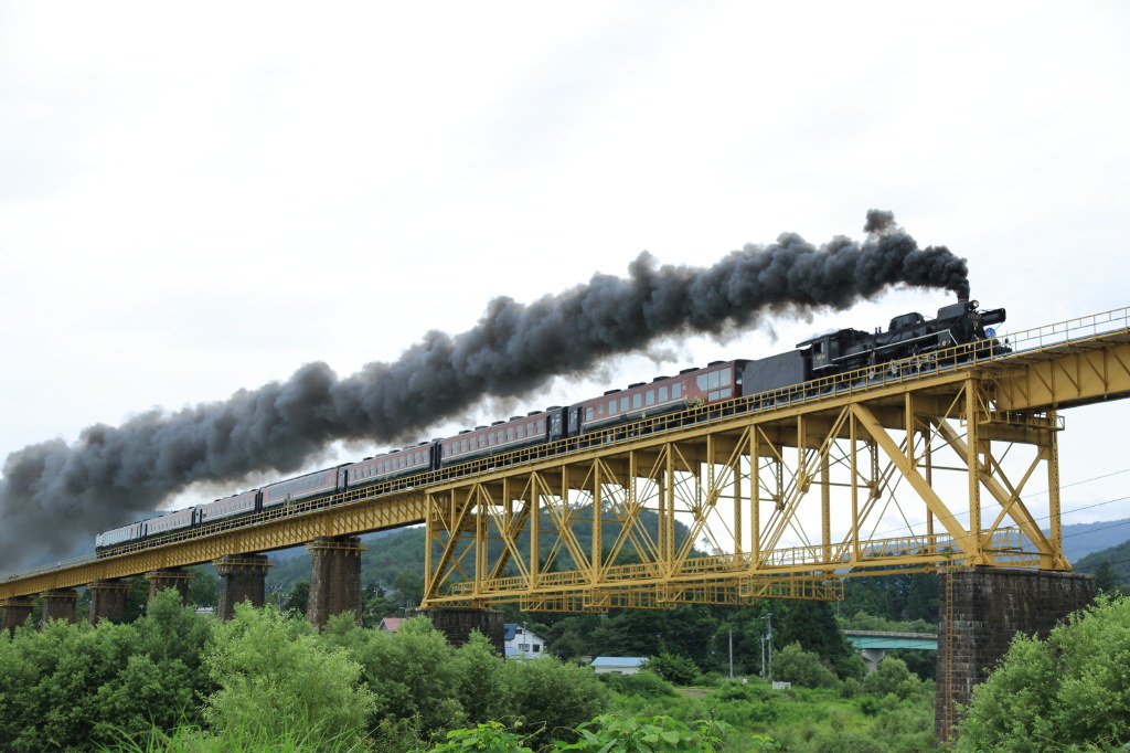 SL-Steam train in Japan