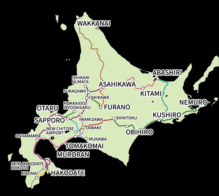hokkaido map
