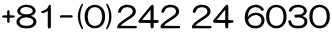 +81-(0)242 24 6030